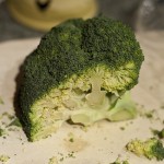 Sliced brocolli