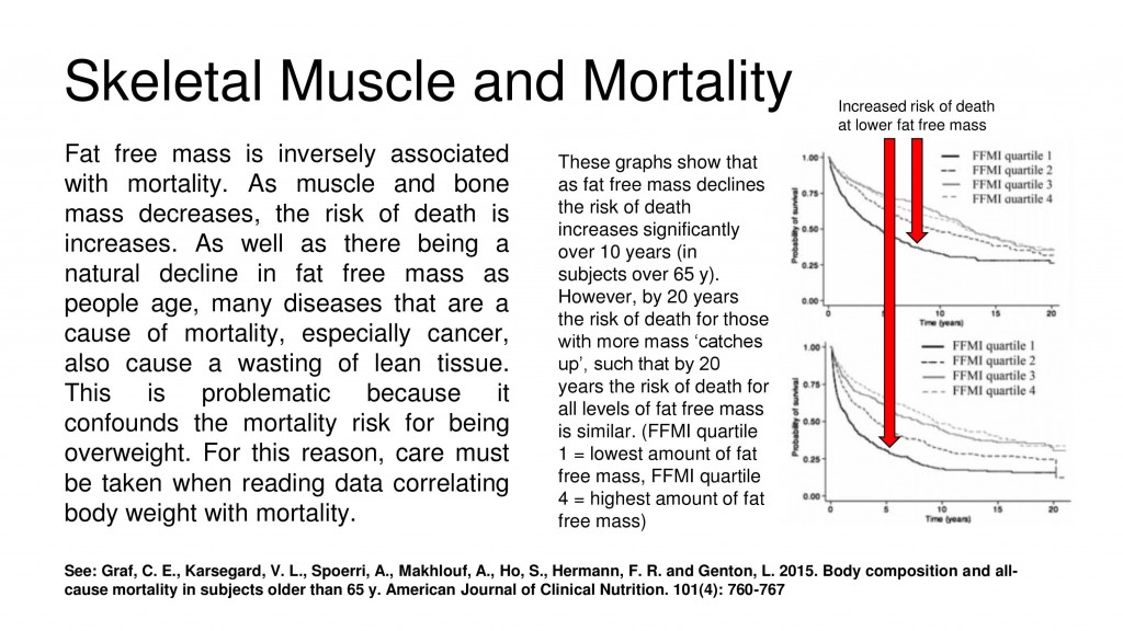 skeletal muscle and mortality
