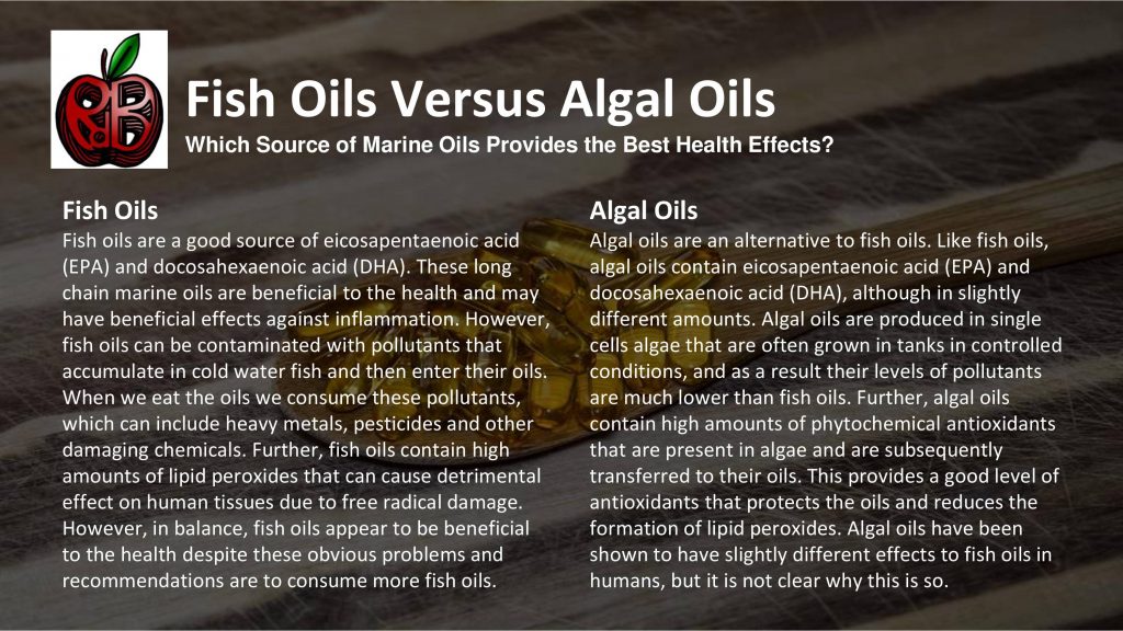 fish oil algal oil