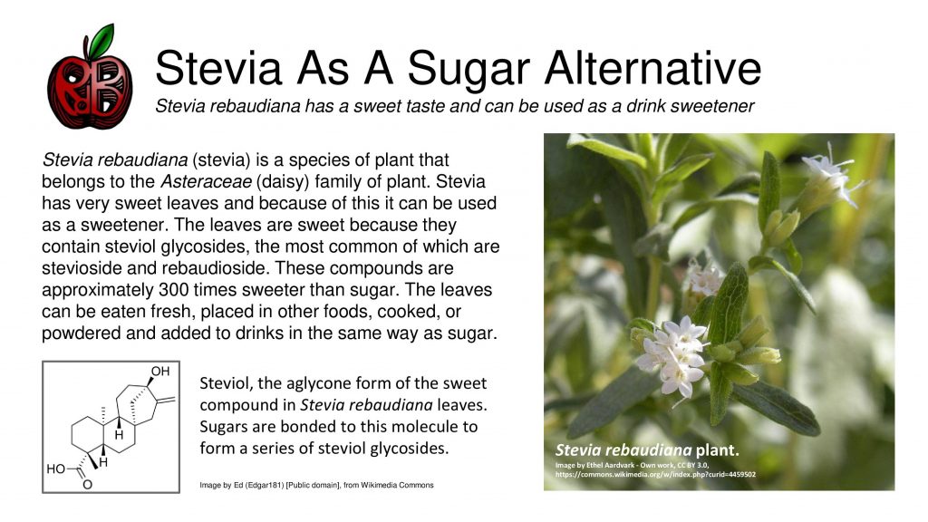 stevia sweetener sugar