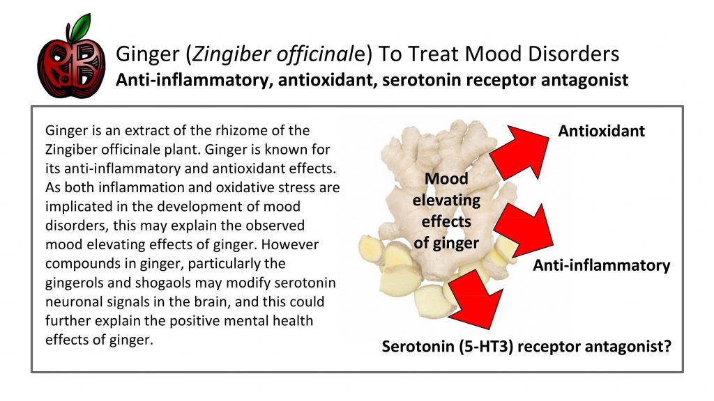 ginger anxiety depression